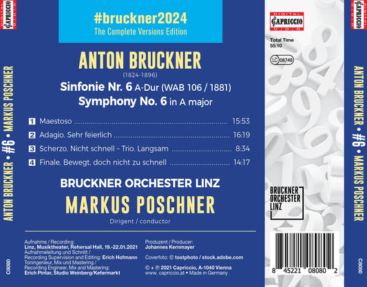 Bruckner: Symphony No. 6
