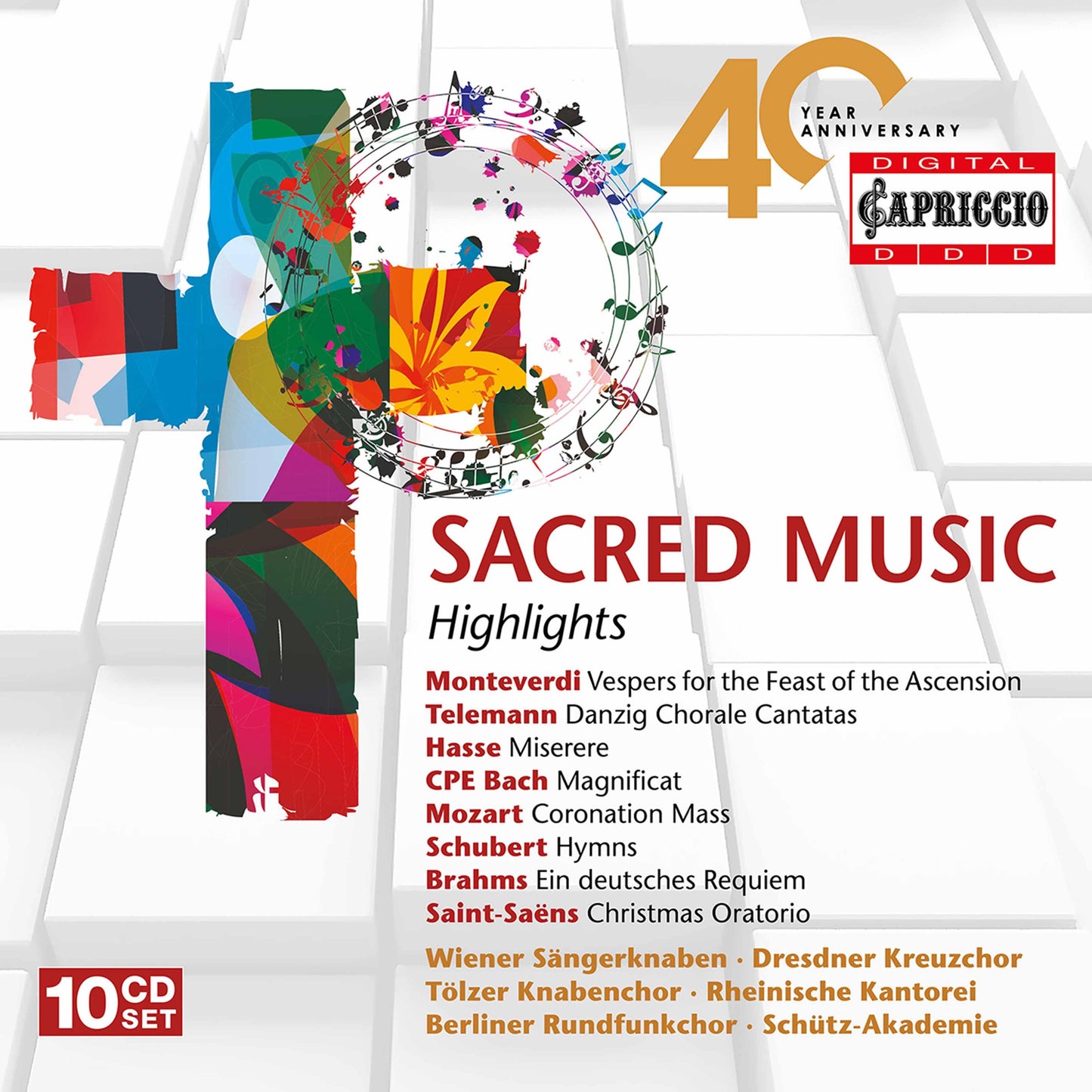Capriccio 40th Anniversary: Sacred Music, Monteverdi to Brahms - ArkivMusic
