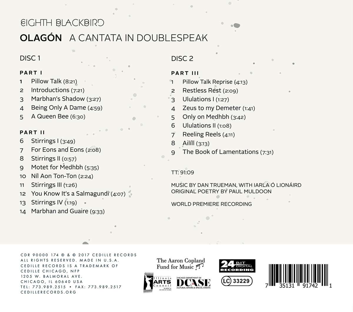 Olagón: A Cantata in Doublespeak