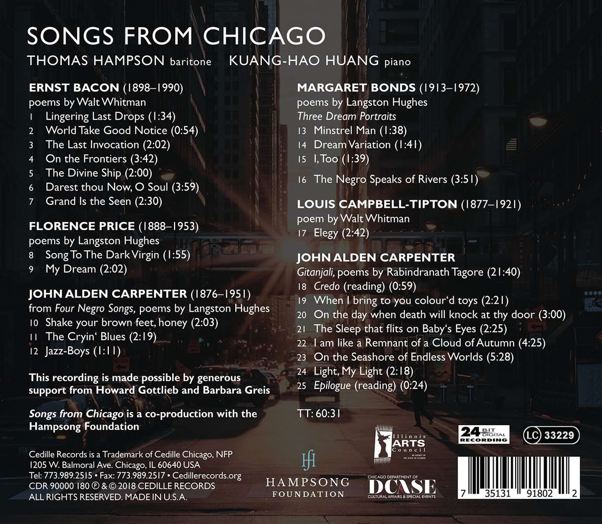 Songs from Chicago