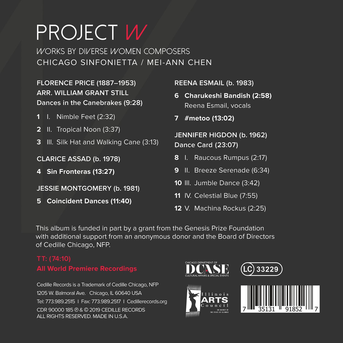 Project W: Works by Diverse Women Composers