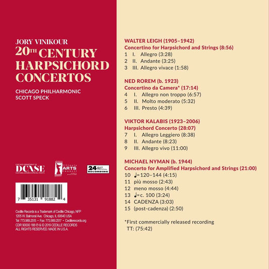 20th Century Harpsichord Concertos