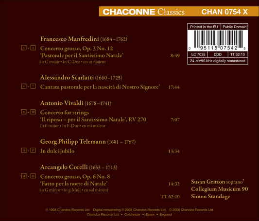 Christmas Concertos And Cantatas