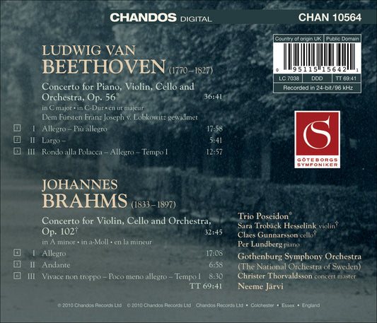 Beethoven, L. van: Triple Concerto, Op. 56 / Brahms, J.: Dou