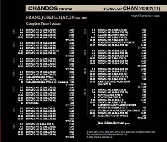 Haydn: Complete Piano Sonatas  Jean-Efflam Bavouzet