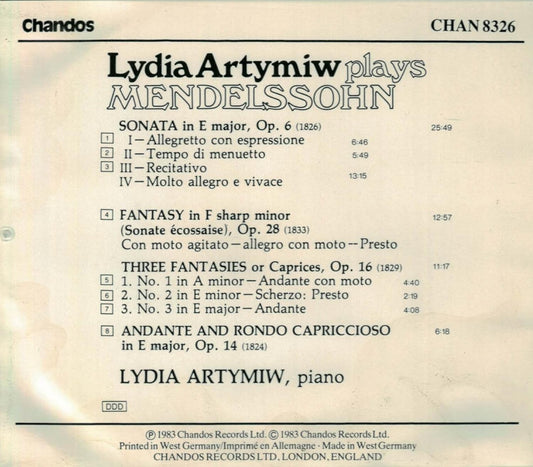 Mendelssohn: Piano Works