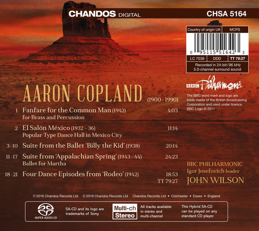 Copland: Orchestral Works, Vol. 1 – Ballets
