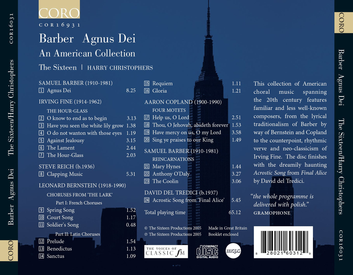 SIXTEEN (THE): American Collection (An)