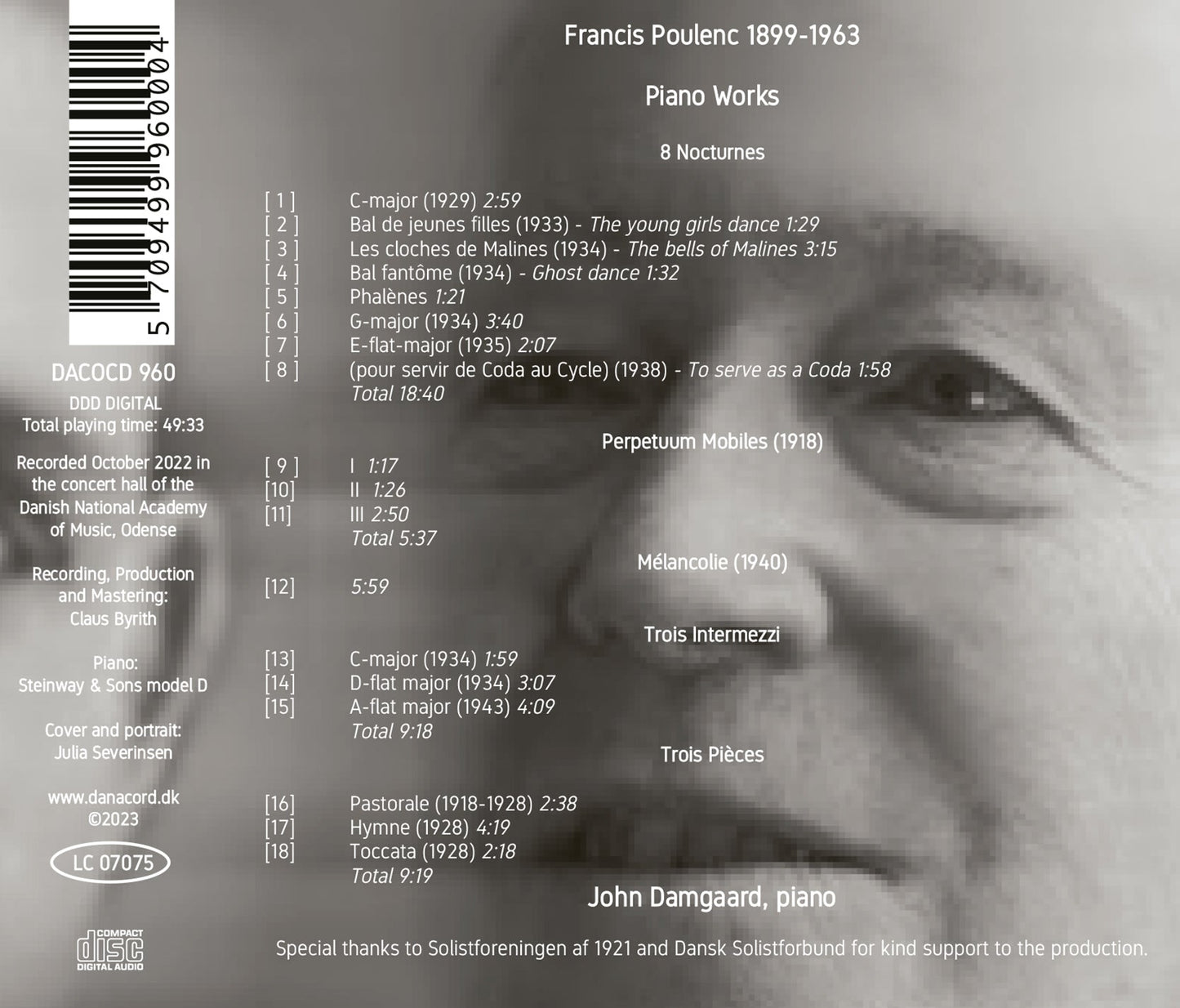 Poulenc: Piano Works