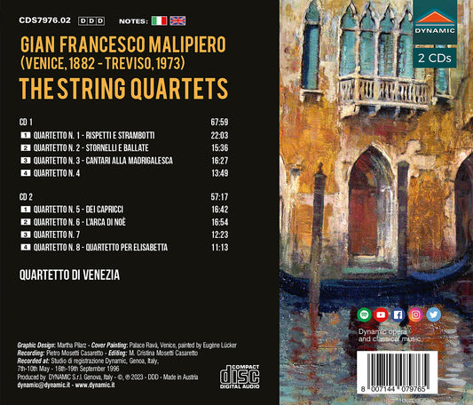 Malipiero: The String Quartets Complete Edition