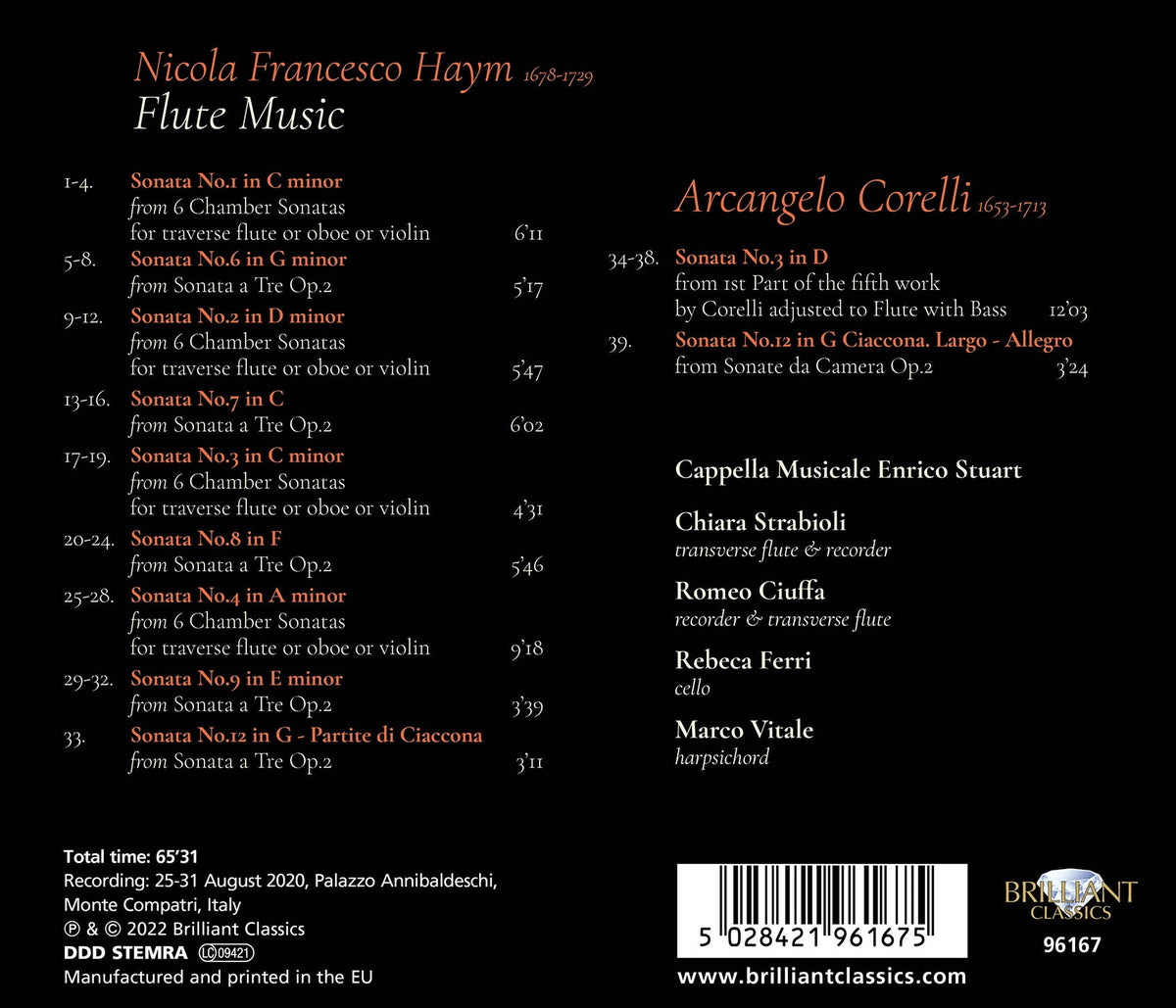 Haym: Flute Music