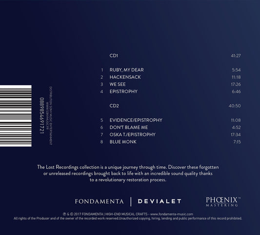 Live In Rotterdam 1967  Thelonious Monk