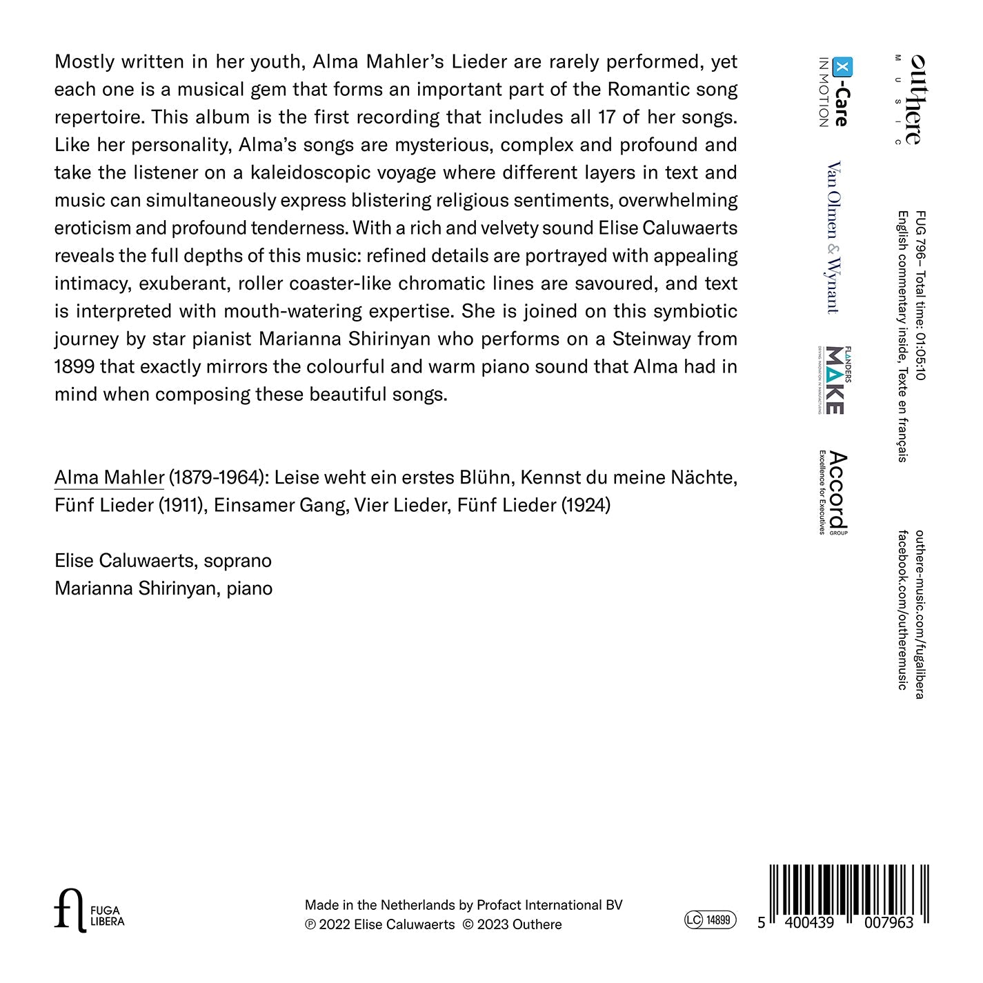 Alma - Meine Seele - Complete Songs Of Alma Mahler