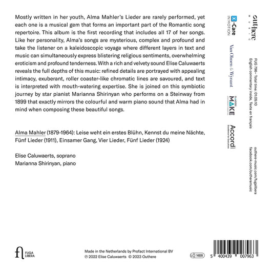 Alma - Meine Seele - Complete Songs Of Alma Mahler