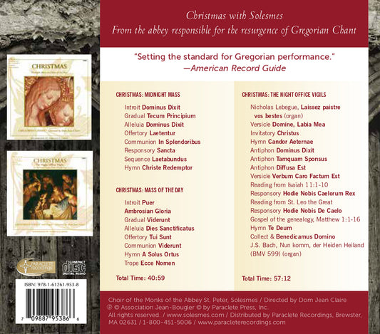 CHRISTMAS WITH SOLESMES SET