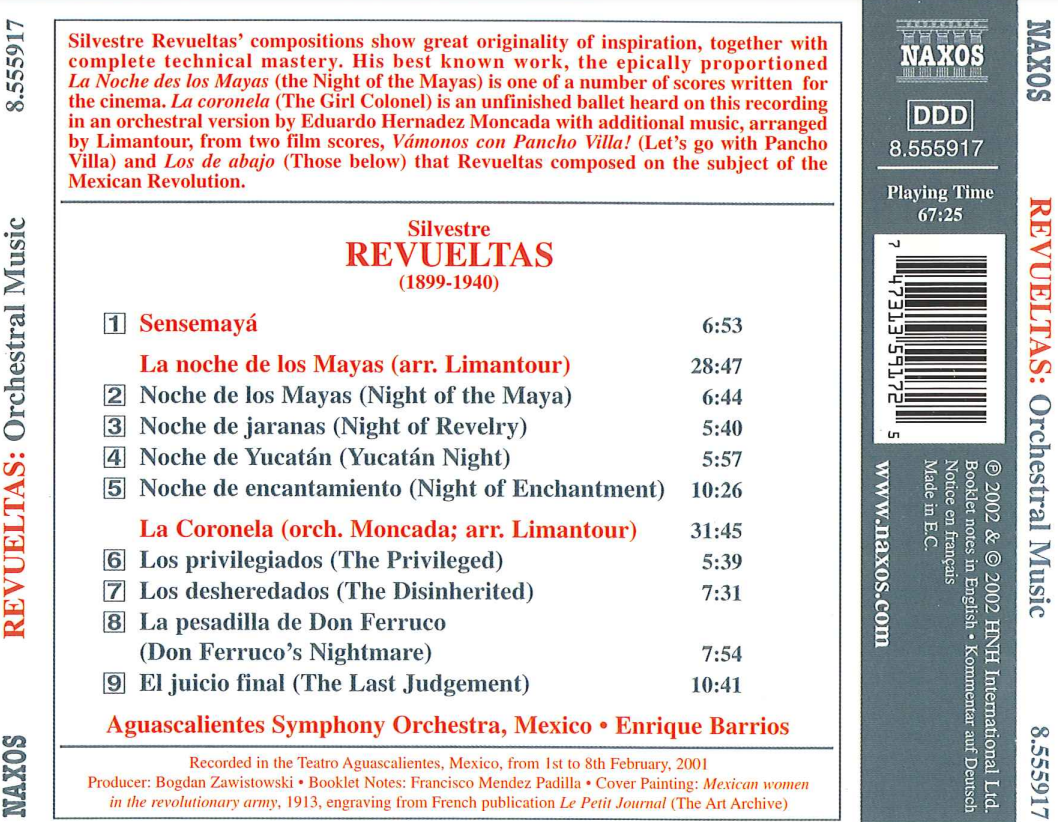 Revueltas: Orchestral Music