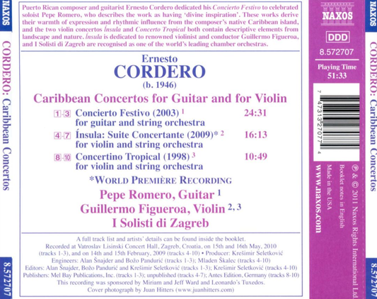Cordero: Caribbean Concertos