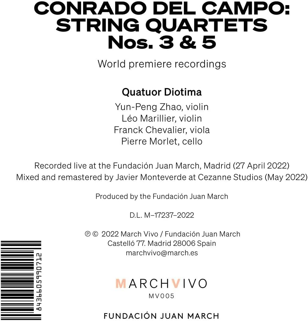 Campo: String Quartets Nos. 3 & 5