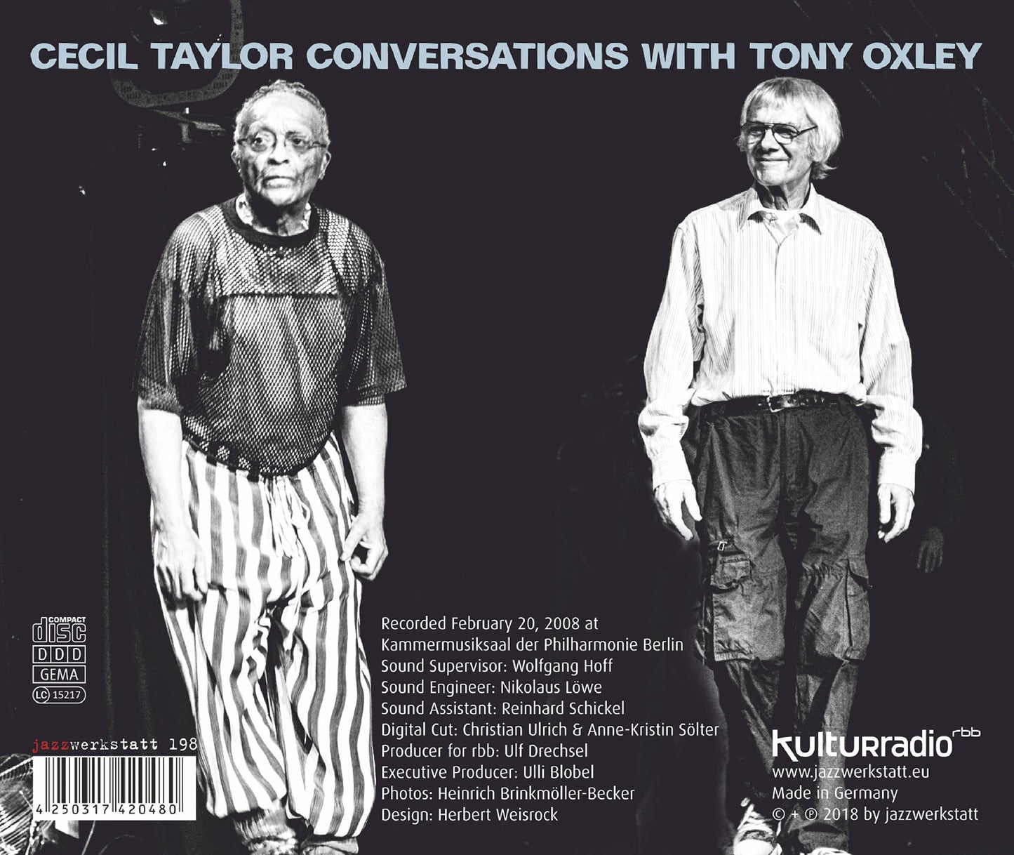 Taylor: Conversations With Tony Oxley