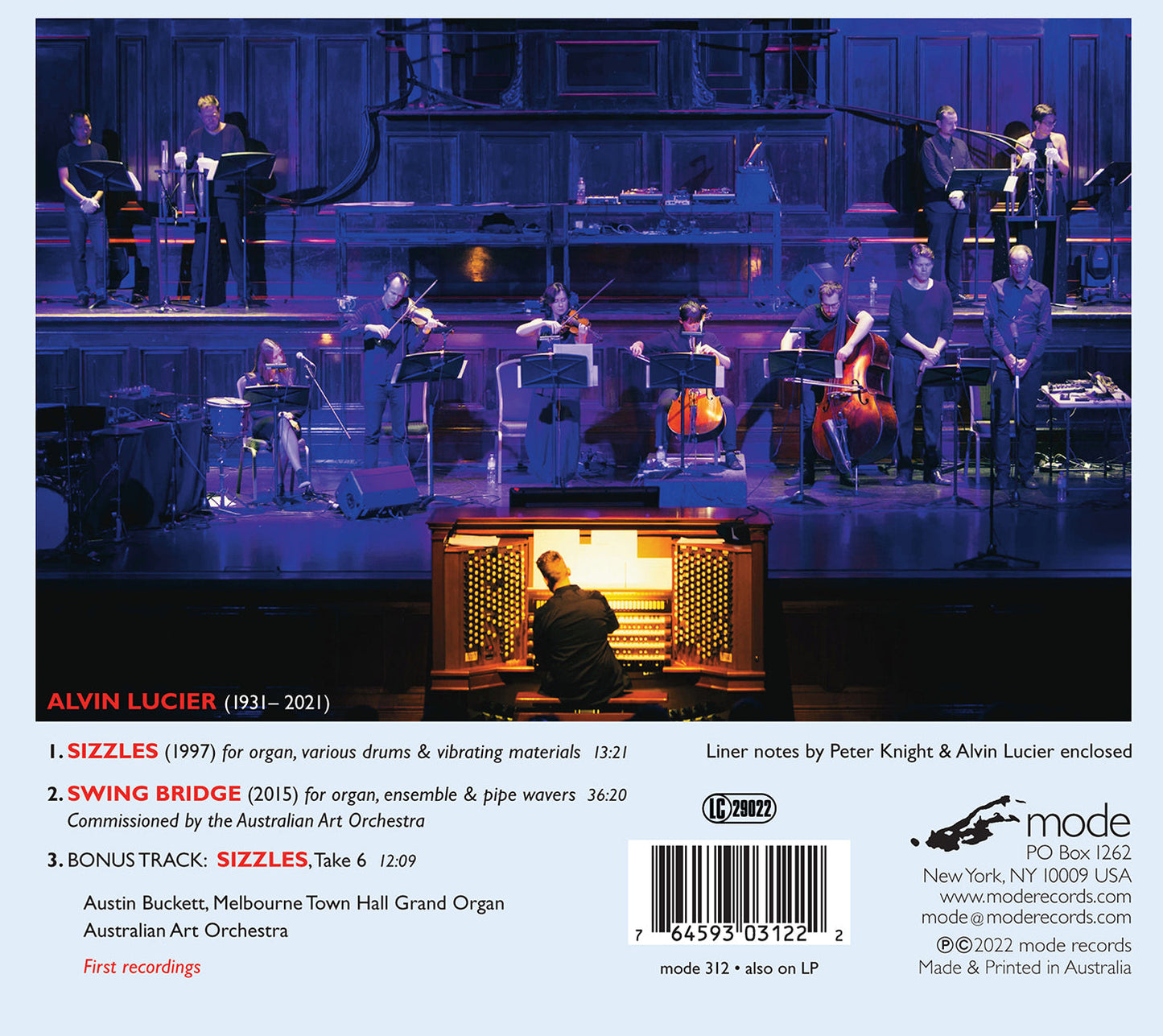 Lucier: Swing Bridge