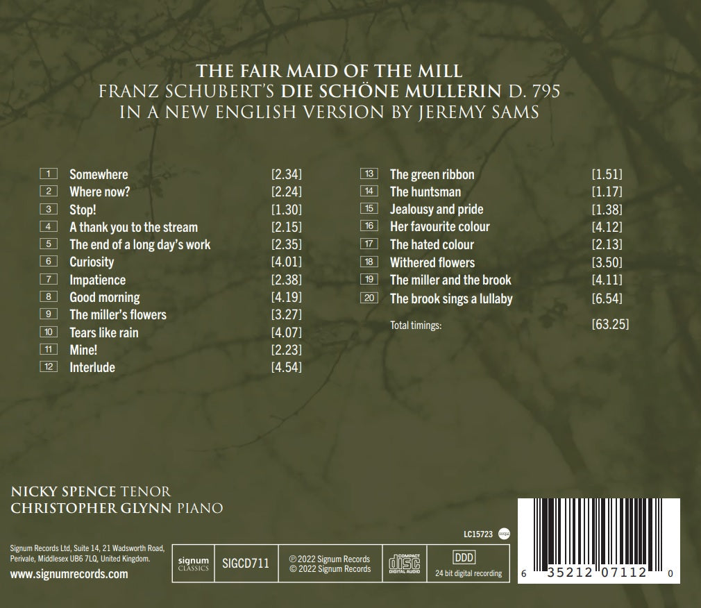 Schubert: The Fair Maid of the Mill