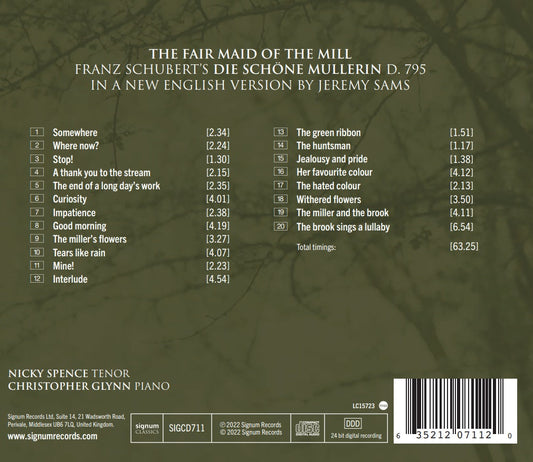 Schubert: The Fair Maid of the Mill