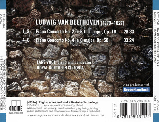 Beethoven: Piano Concertos Nos. 2 & 4