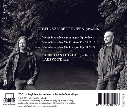 Beethoven: Violin Sonatas Nos. 6-8