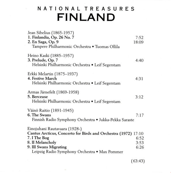 NATIONAL TREASURES - FINLAND,