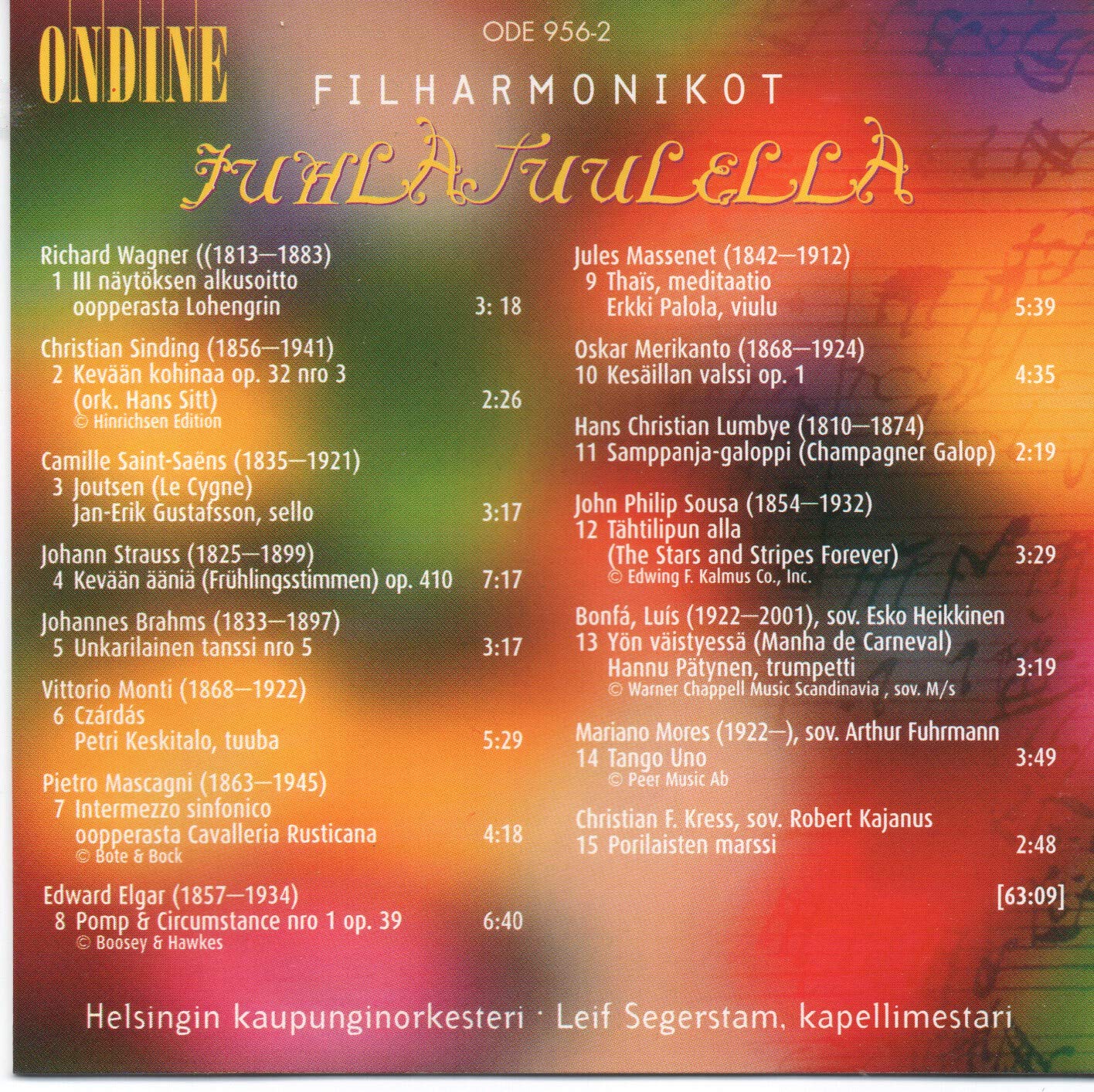 FILHARMONIKOT JUHLATUULELLA  S