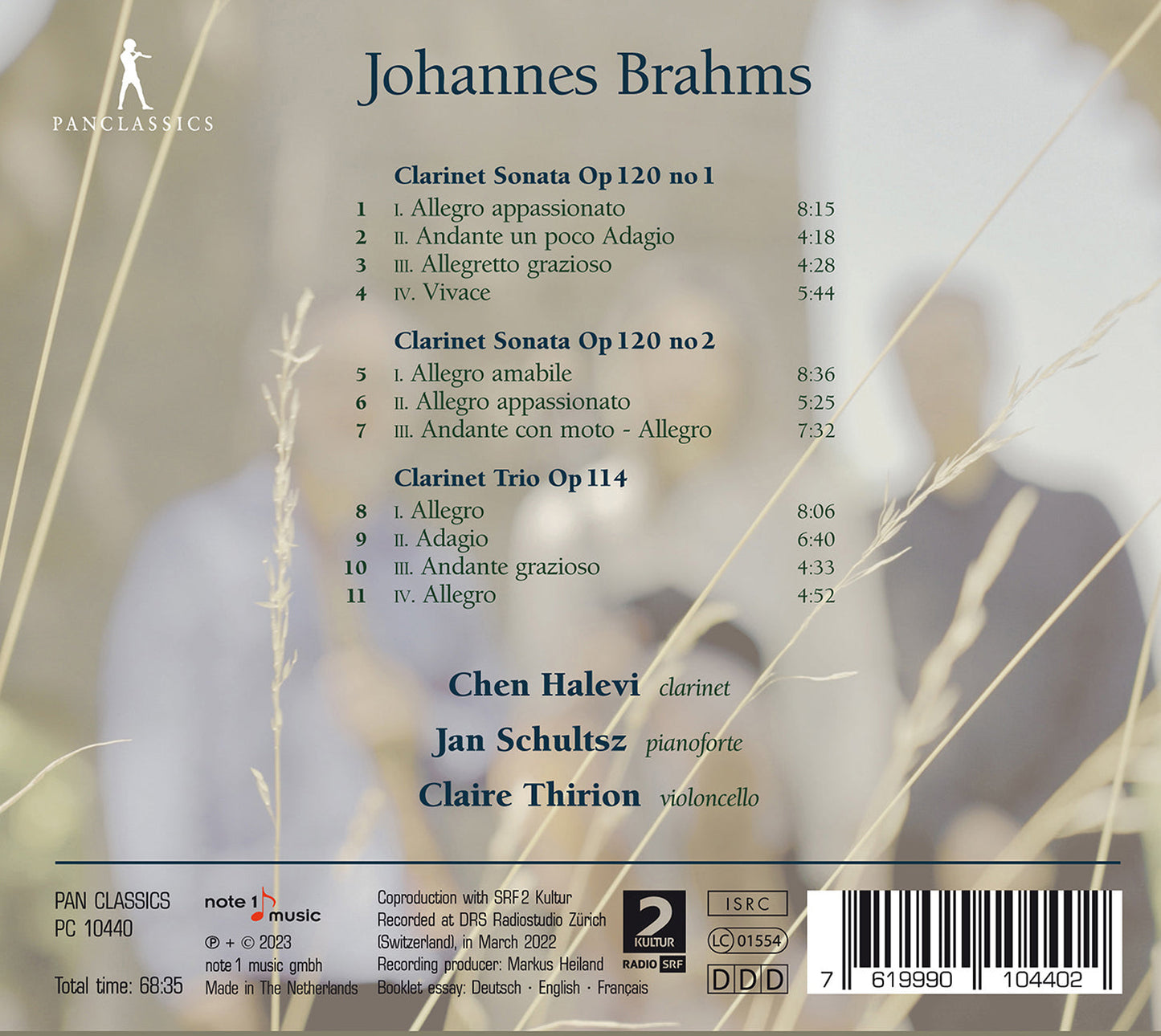 Brahms: Clarinet Sonatas, Op. 120; Clarinet Trio, Op. 114