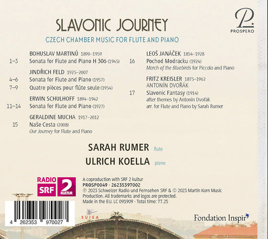 Martinu: Czech Works For Flute & Piano