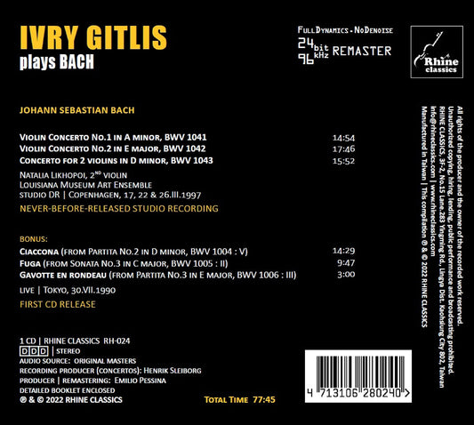 J.S. Bach: Violin Concertos