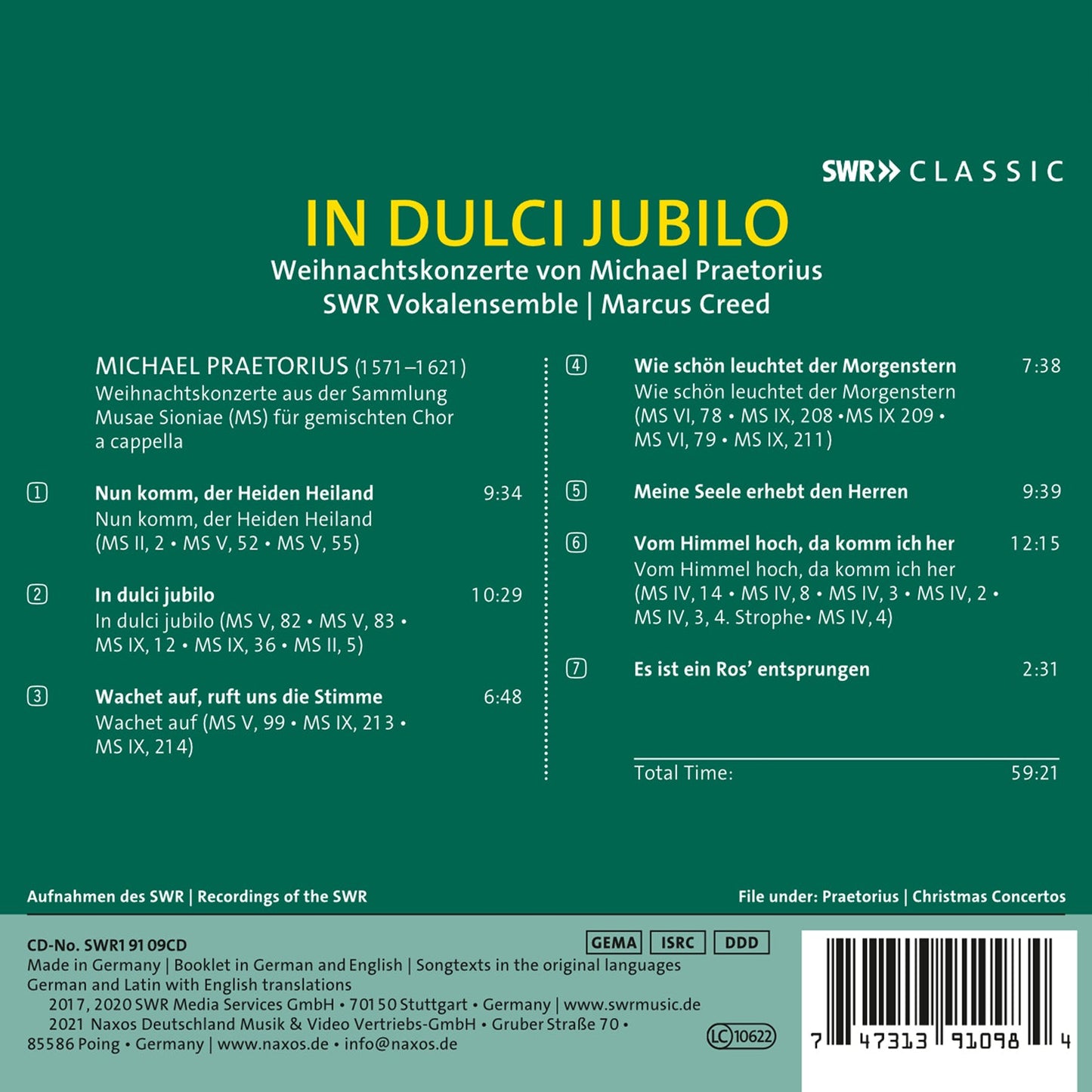 In dulci jubilo - Christmas Concert by Michael Praetorius