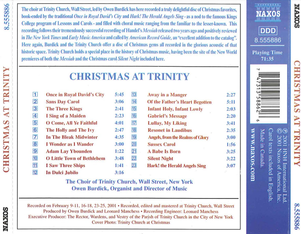 CHRISTMAS AT TRINITY