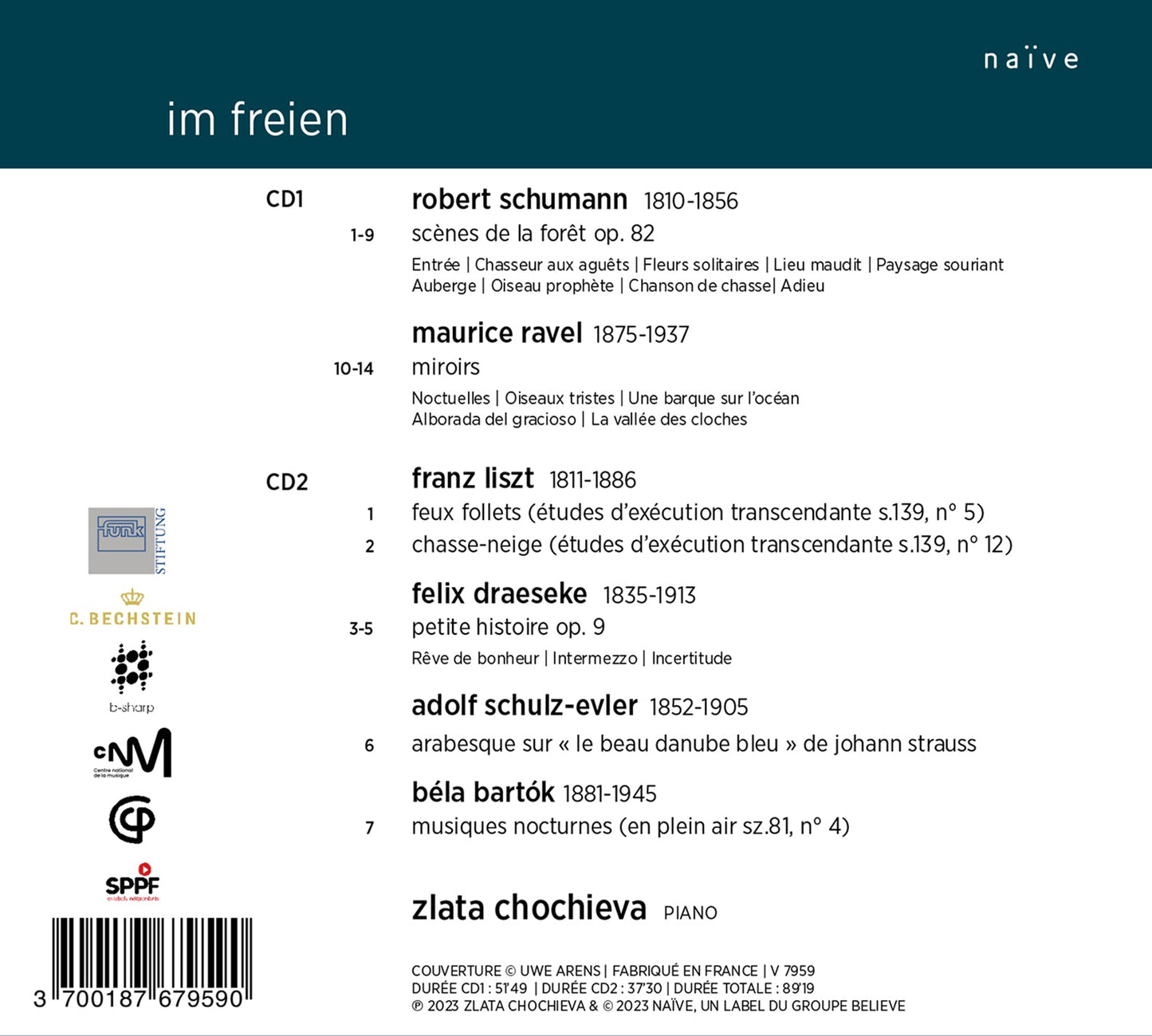 Bartok, Draeseke, Liszt, Ravel, Schulz-Evler & Schumann: Im