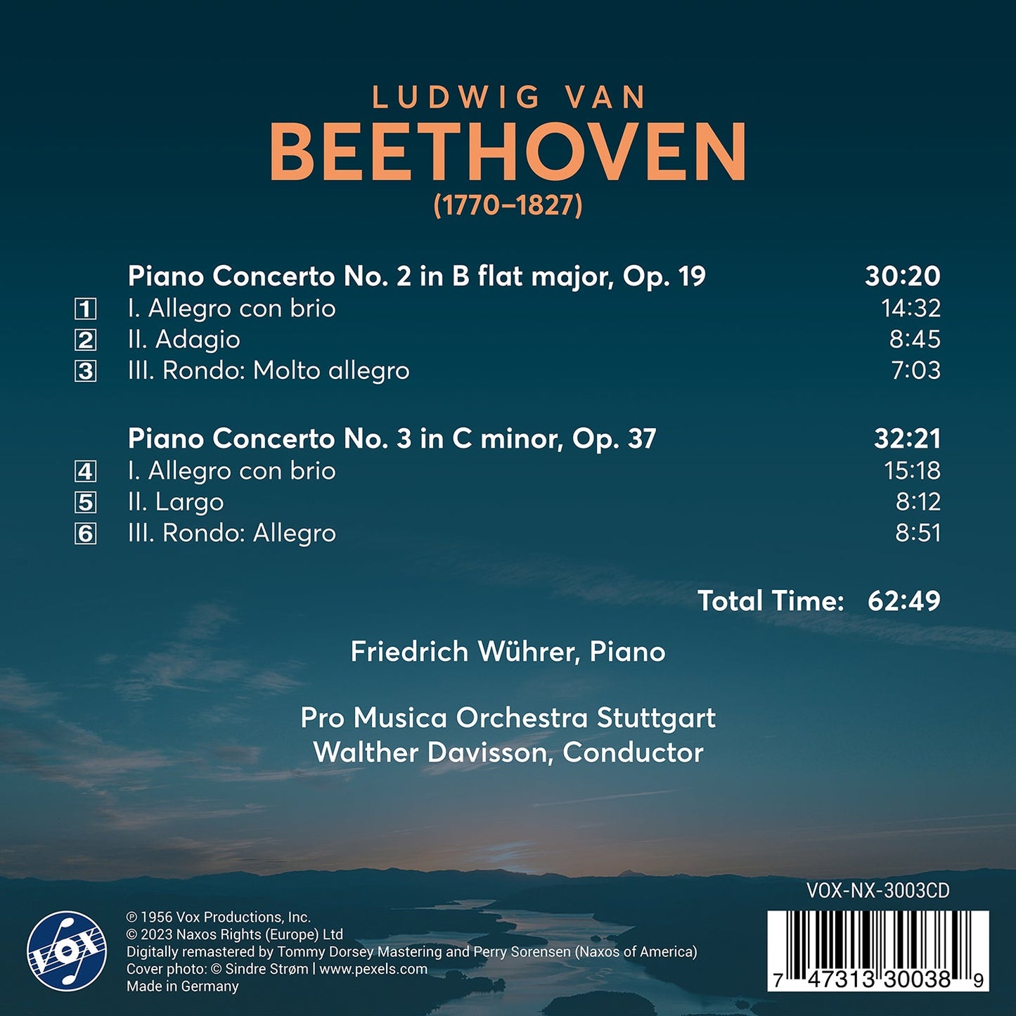 Beethoven: Piano Concertos Nos. 2 & 3