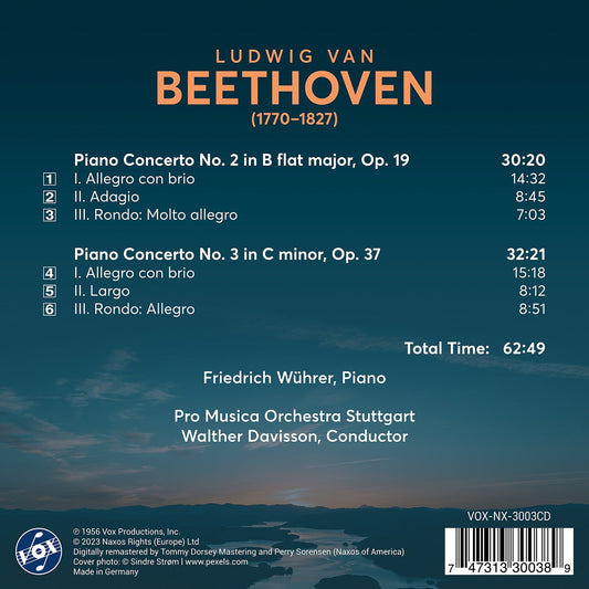 Beethoven: Piano Concertos Nos. 2 & 3
